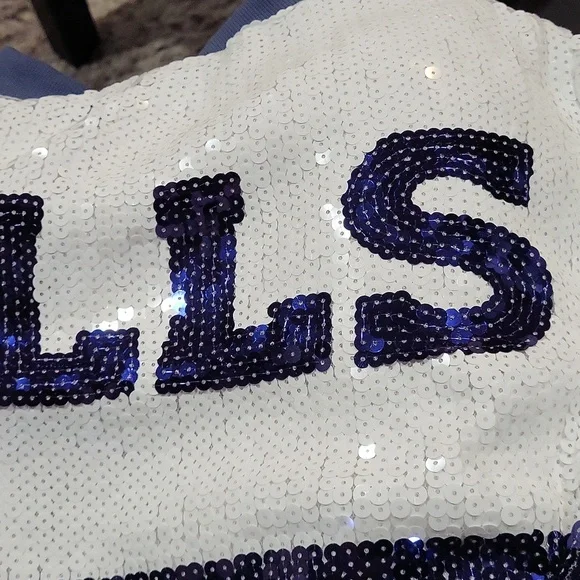 Buffalo Bills Football Sequin Jacket - Picture 12 of 13